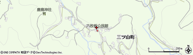 長崎県長崎市三ツ山町1571-2周辺の地図