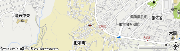 長崎県長崎市北栄町周辺の地図