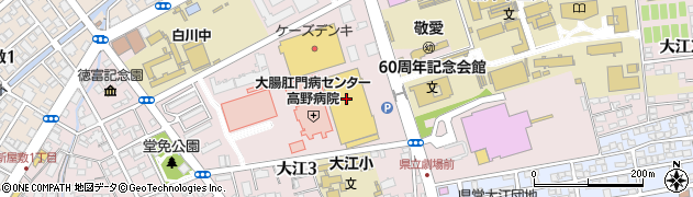 売るナビゆめマート大江店周辺の地図