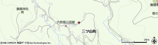 長崎県長崎市三ツ山町1555周辺の地図