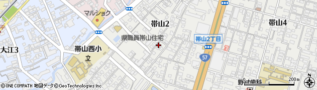 中尾　書道教室周辺の地図