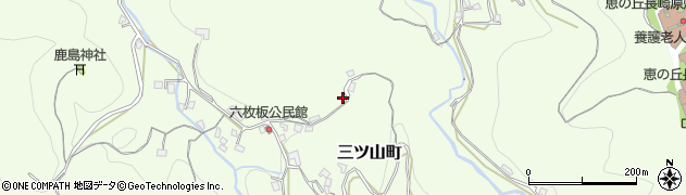 長崎県長崎市三ツ山町1538周辺の地図