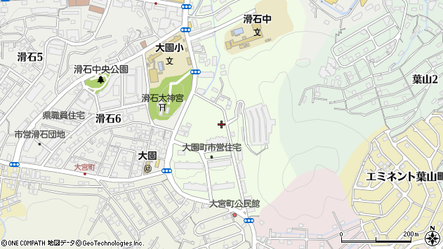 〒852-8062 長崎県長崎市大園町の地図