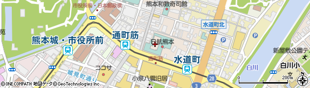 株式会社鶴屋百貨店　Ｎｅｗ‐Ｓ１階エポカ・ザ・ショップ周辺の地図