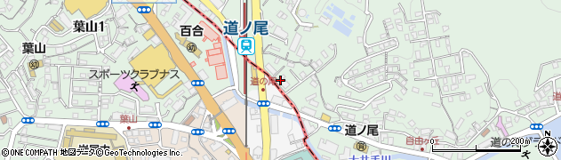 サーパス道ノ尾　管理事務室周辺の地図