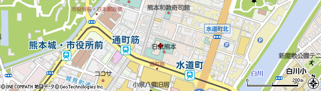 ホテル日航熊本　弁慶周辺の地図