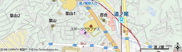 西友道の尾店周辺の地図