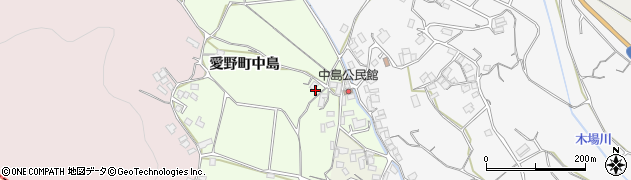 長崎県雲仙市愛野町中島周辺の地図