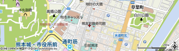 有限会社清田時計店　本店周辺の地図