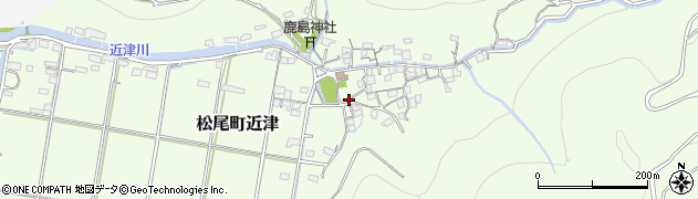 熊本県熊本市西区松尾町近津192周辺の地図