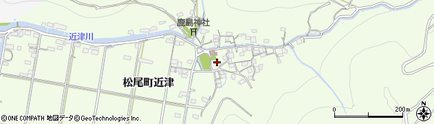 熊本県熊本市西区松尾町近津190周辺の地図