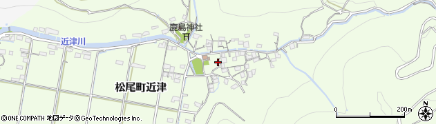 熊本県熊本市西区松尾町近津187周辺の地図