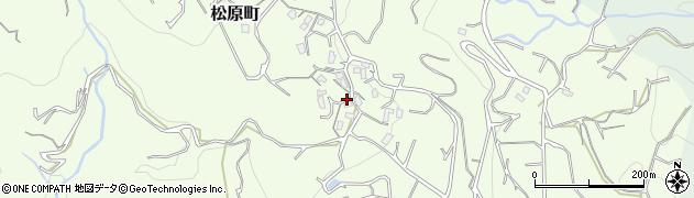 長崎県長崎市松原町周辺の地図
