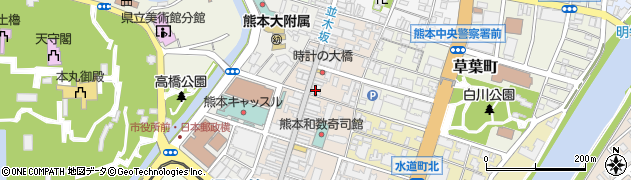 セブンイレブン熊本上通りアーケード店周辺の地図