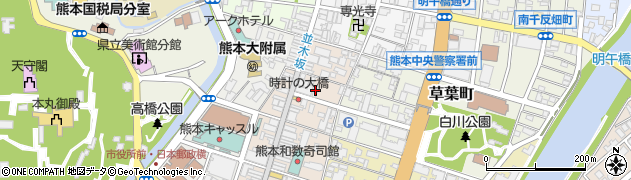 フォルムアイ熊本店周辺の地図