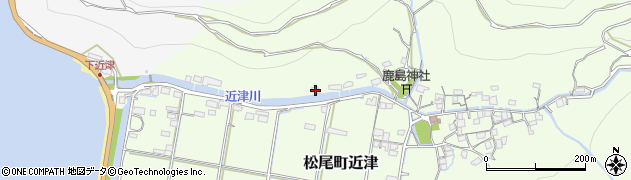 熊本県熊本市西区松尾町近津1033周辺の地図