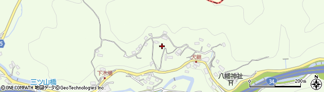 長崎県長崎市三ツ山町828周辺の地図