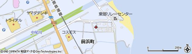 長崎県島原市前浜町周辺の地図