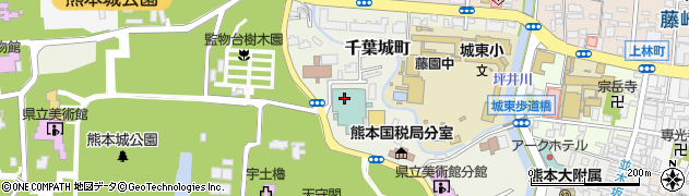 熊本家庭裁判所　総務課周辺の地図