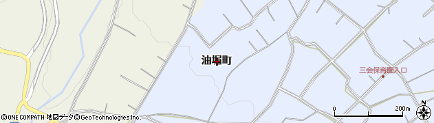 長崎県島原市油堀町周辺の地図
