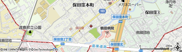 熊本県熊本市東区保田窪本町6周辺の地図