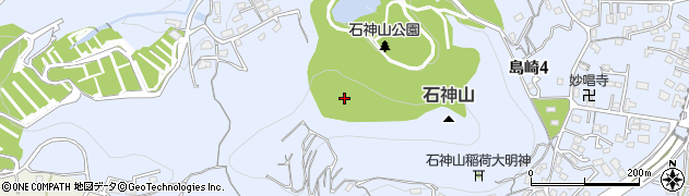 石神山周辺の地図