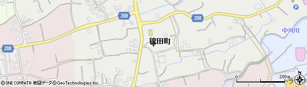長崎県島原市稗田町周辺の地図