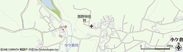 長崎県諫早市小ケ倉町周辺の地図