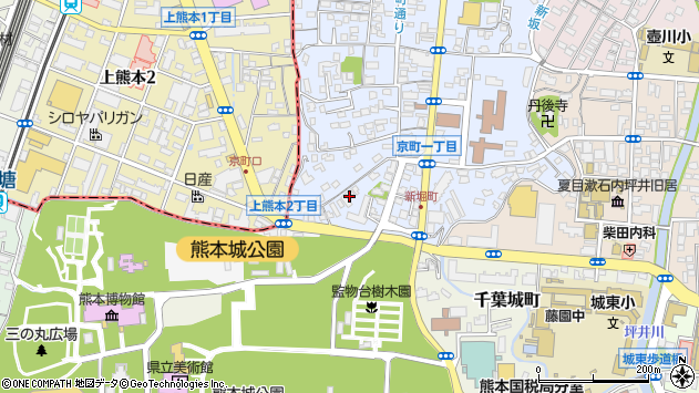 〒860-0078 熊本県熊本市中央区京町の地図