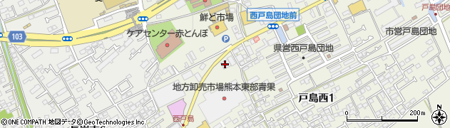 株式会社アジア建設コンサルタント　熊本営業所周辺の地図