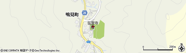 弘宣寺周辺の地図