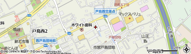 戸島西公園周辺の地図
