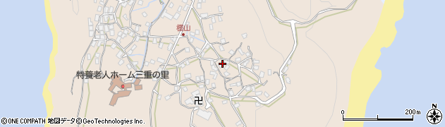 長崎県長崎市樫山町824周辺の地図