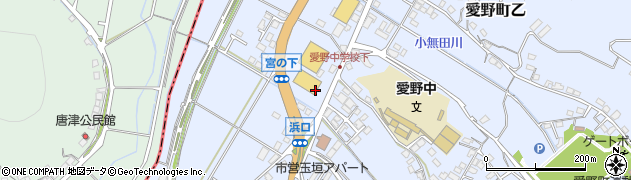 スワン・ドライマルキョウ　愛野店周辺の地図