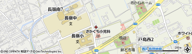 グリーン薬局長嶺店周辺の地図