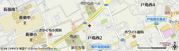 熊本空港線周辺の地図