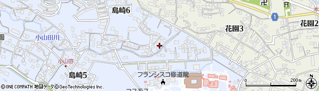島崎ジャストハウス周辺の地図