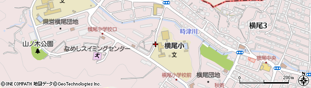 長崎県長崎市横尾周辺の地図