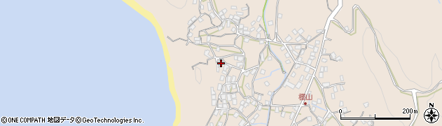 長崎県長崎市樫山町1647周辺の地図
