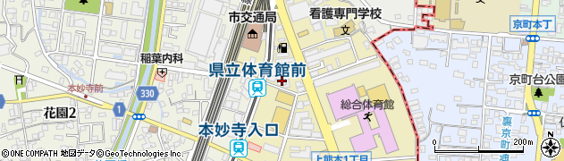快活ＣＬＵＢ　上熊本店周辺の地図