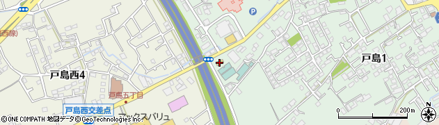 セブンイレブン熊本戸島１丁目店周辺の地図