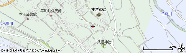 長崎県雲仙市愛野町甲464周辺の地図