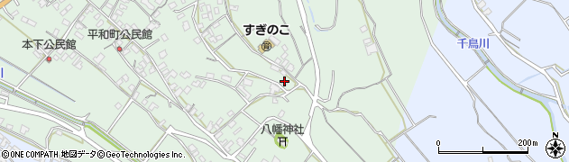 長崎県雲仙市愛野町甲467周辺の地図