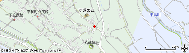 長崎県雲仙市愛野町甲468周辺の地図