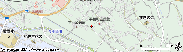 長崎県雲仙市愛野町本下周辺の地図