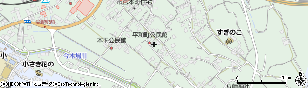 長崎県雲仙市愛野町甲3765周辺の地図