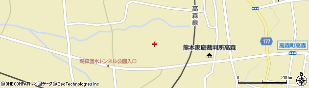 熊本県阿蘇郡高森町高森1396周辺の地図