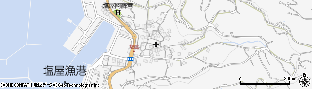 熊本県熊本市西区河内町河内1200周辺の地図