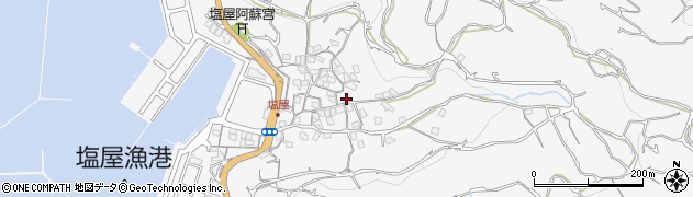熊本県熊本市西区河内町河内1258周辺の地図