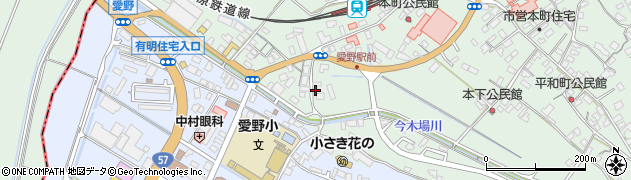 長崎県雲仙市愛野町甲3878周辺の地図